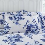 Saria Blue Oxford Pillowcase Blue