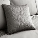 Lucia Square Silver Cushion Silver