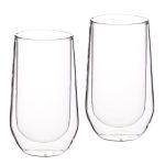 Le ‘Xpress 380ml Double Walled Set of 2 Highball Glasses Clear