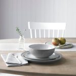Denby Elements Grey 12 Piece Dinner Set Grey