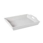 Grey Painted Wooden Tray Grey