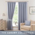 Omega Blue Pencil Pleat Curtains French Blue