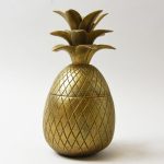 Pineapple Trinket Pot Gold