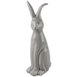 Ceramic Hare Ornament Grey