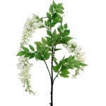 Artificial Wisteria Spray Purple