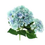 Artificial Blue Hydrangea Bush Blue