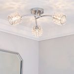 Jaimee 3 Light Chrome Ceiling Fitting Chrome