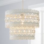 Alice 2 Tier Easy Fit Pendant Cream