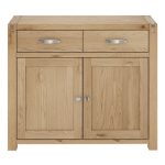 Hastings Solid Oak Small Sideboard Brown