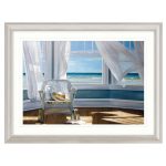 Dorma Gentle Reader Framed Print Blue