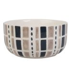 Maritime Pad Print Bowl Cream (Natural)
