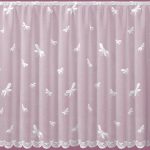 Dragonfly White Lace Panel White