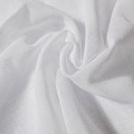 White Linen Look Fabric White