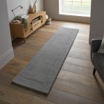 Boston Wool Border Runner Grey