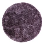 Indulgence Circle Shaggy Rug Mauve (Purple)