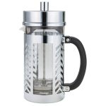 Prestige Chevron French Coffee Press Silver