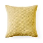 Chenille Spot Yellow Cushion Yellow