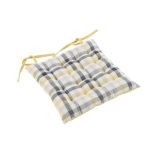 Square Ochre Seat Pad Ochre (Yellow)