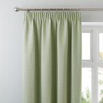 Kendall Green Pencil Pleat Curtains Green