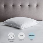 Fogarty Soft Touch Continental Square Pillow White