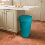 Spectrum 45L Teal Touch Bin Teal