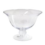 Footed Bowl Clear