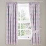 Fairies Pink Blackout Pencil Pleat Curtains Lilac (Pink)
