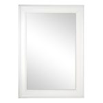 Bevelled Mirror White