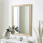 Champagne Border Edge Wall Mirror Champagne
