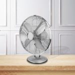 Chrome Classic 12 Inch Desk Fan Chrome