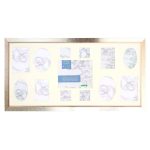Silver Standard 13 Aperture Photo Frame Silver
