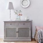 Lucy Cane Grey Small Sideboard Grey