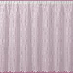 Harper White Slot Top Lace Voile Fabric White