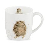 Wrendale What a Hoot Mug White
