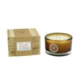 Churchgate 3-Wick Black Pepper and Sandalwood Boxed Candle Brown