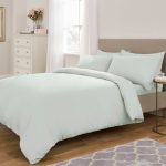 Fogarty Soft Touch Duck Egg Blue Duvet Cover and Pillowcase Set Duck Egg (Blue)