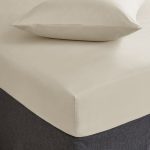 Fogarty Soft Touch Natural 32cm Fitted Sheet Natural