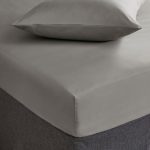 Fogarty Soft Touch Slate Grey 25cm Fitted Sheet Slate Grey