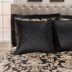 Dorma Blenheim Black Continental Square Pillowcase Black