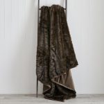 Faux Fur 150cm x 200cm Throw Ash (Brown)