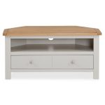 Bromley Grey Corner TV Stand Grey