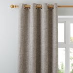 Thornton Grey Eyelet Curtains Grey