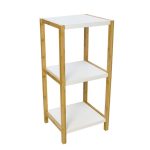 Elements 3 Tier Shelf Unit White