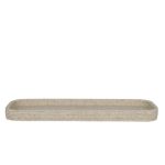 Natural Ridged Resin Tray Natural