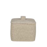 Natural Ridged Resin Pot Natural