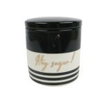 Glam Sugar Canister Black/White