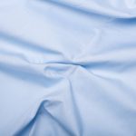 Pale Blue Plain Cotton Poplin Blue
