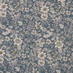 Dresden Floral Cotton Poplin Blue