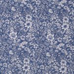 Delph Floral Cotton Poplin Blue