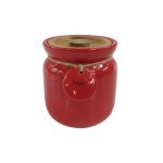 Red Hang Tag Sugar Canister Red